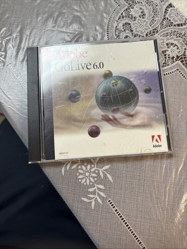 Adobe GoLive 6.0 Software Windows W/Serial Number