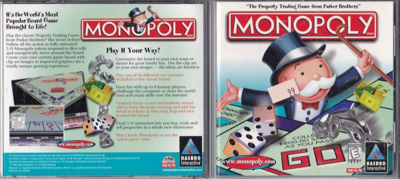Hasbro Monopoly (PC Windows 95/98, 1999)