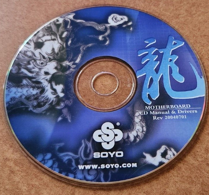 SOYO Motherboard CD Manual & Drivers Rev 20040701
