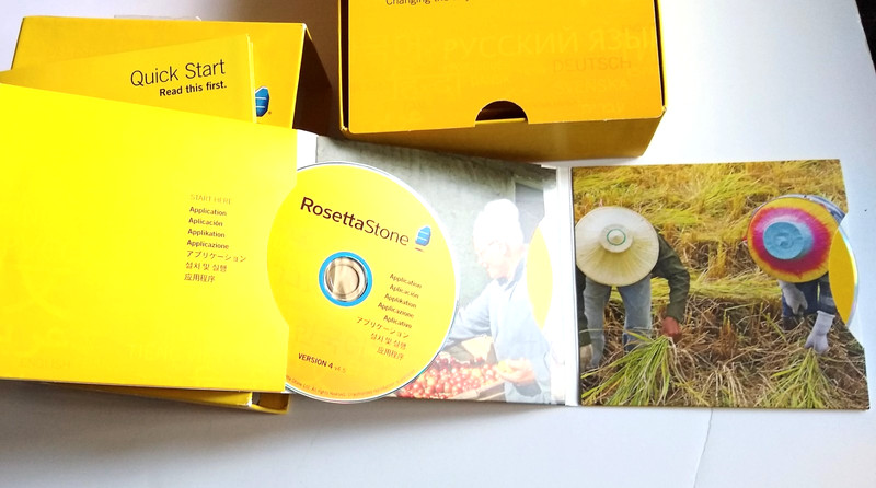 ITALIAN Rosetta Stone TOTALe V- 4 Level 1-4 Italiano Language CD PC or MAC gallery