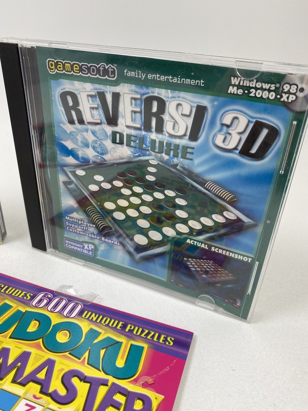 Lot of 5 PC Computer Games 2004-2008, Jewels, Mah Jong, Sudoku And Reversi gallery