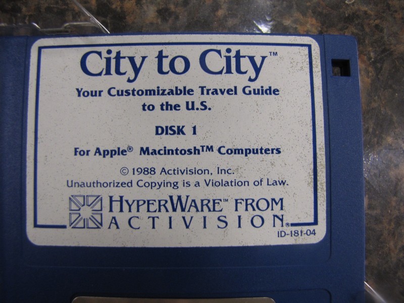 Vintage City to City Customizable US Travel Planning Guide- 2x 3.5" Disks -MS40 gallery