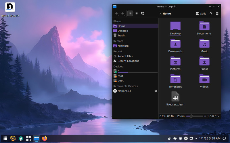 NOBARA LINUX OS - DVD/USB Flash Drive - KDE, GNOME, NVIDIA, STEAM HANDHELD, HTPC gallery