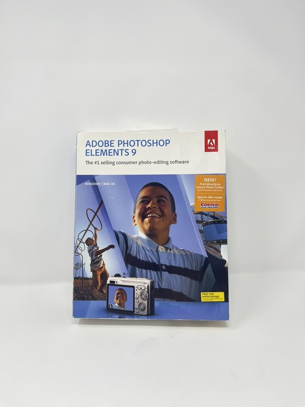 Adobe Photoshop Elements 9 & Lightroom 3 Trial (Mac/Win, 2010, 2-Disc)