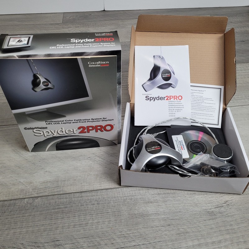 ColorVision Spyder2PRO Monitor Color Calibration System New Open Box gallery