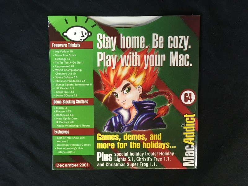 MacAddict The Disc – Dec. 2001 – #64 – Play with your Mac. – Imagine Media