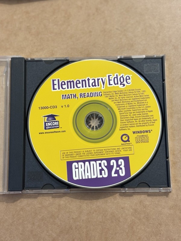 Encore Education Elementary Edge Math & Reading Grades 2-3 v1.0 CD Windows gallery
