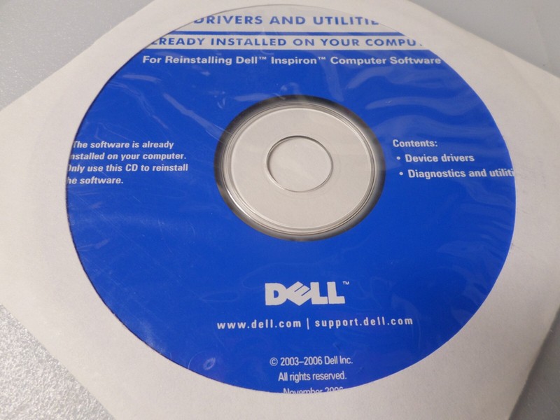 LOT OF 3 - 2006 DELL OPERATING SYSTEM / APPLICATION / DRIVERS & UTILITIES DISCS gallery
