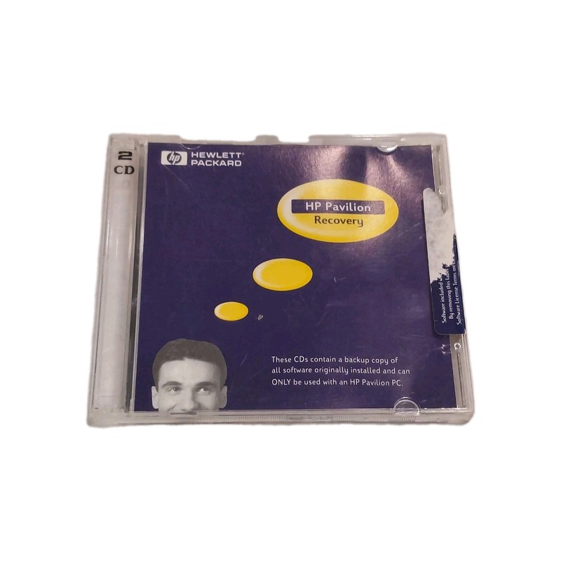 HP Pavilion Recovery Disc 2-Disk CD Set System with Case HP5012-0423