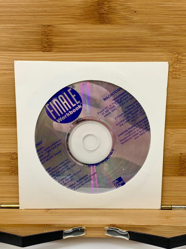 Finale Workbook Music Notation Software for Windows and Mac Macintosh – Sealed