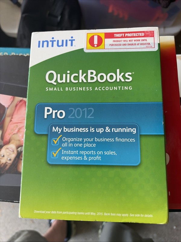 Intuit QuickBooks Pro 2012 (Retail) – Full Version for Windows New In Box