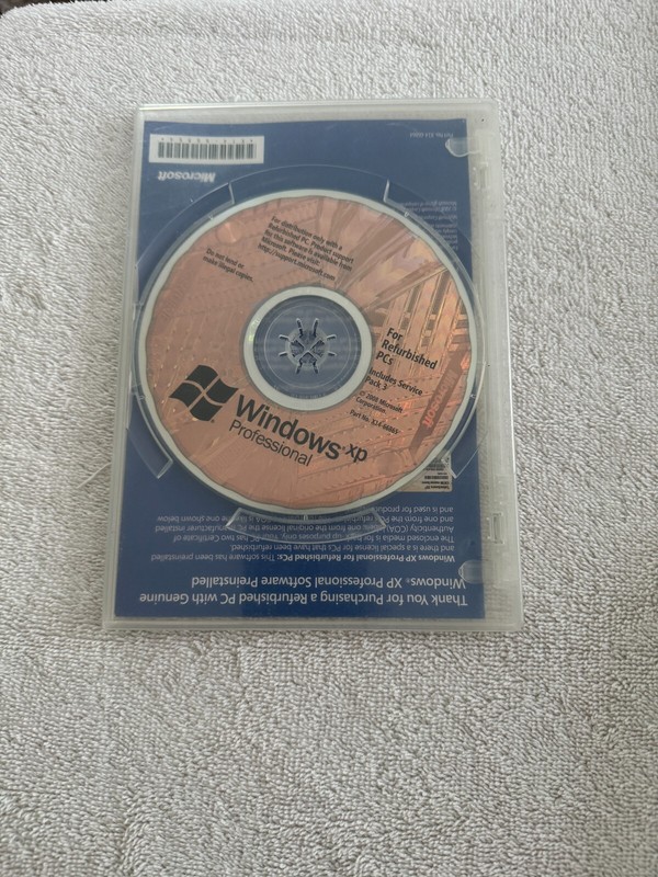 Windows XP Professional – Includes SP3 – For Refurbished PCs * No Product Key *
