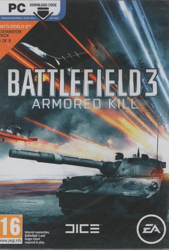 Battlefield 3 ARMORED KILL (PC Game – Download Code) All Out Vehicle Warfare