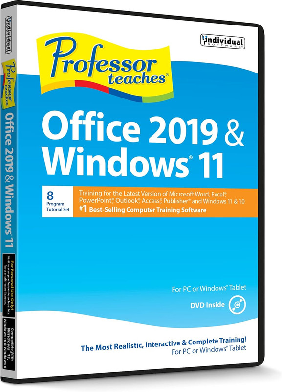 Professor Teaches Office 2019 & Windows 11 Computer Training - Software for Micr gallery