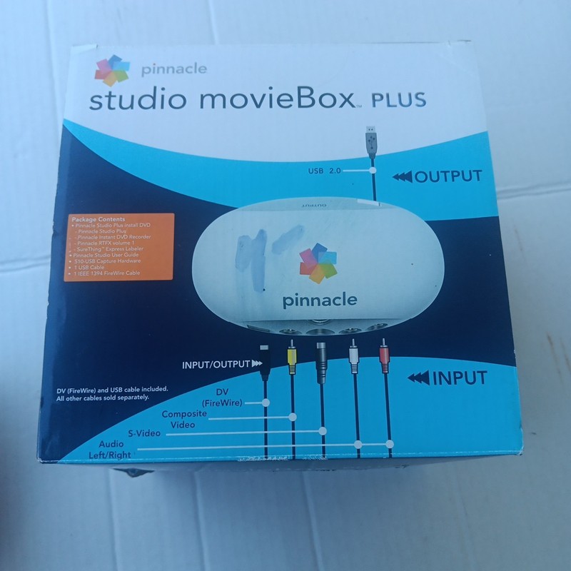 Pinnacle Studio MovieBox Plus USB Video Capture Avid NEW OPEN BOX gallery