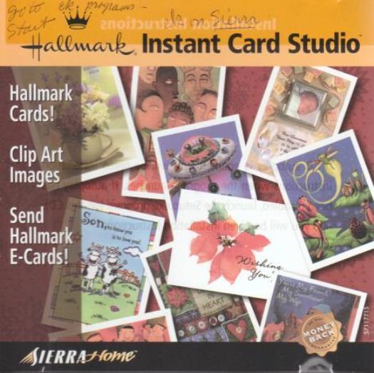 Hallmark Instant Card Studio PC CD create custom greeting cards clip art images
