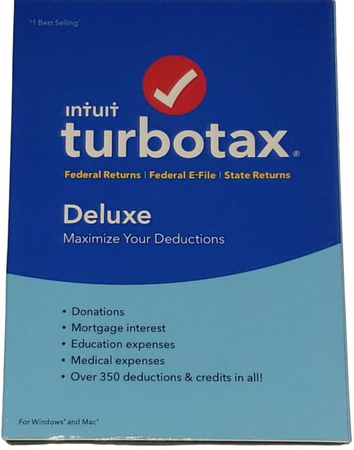TurboTax 2018 Deluxe Federal Returns Federal E-File State Returns