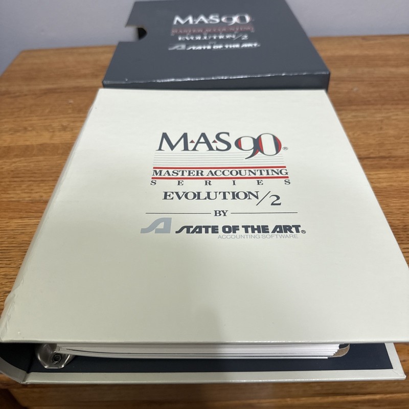 MAS 90 Evolution/2 . Master Accounting Series Manual General Ledger NO SOFTWARE gallery