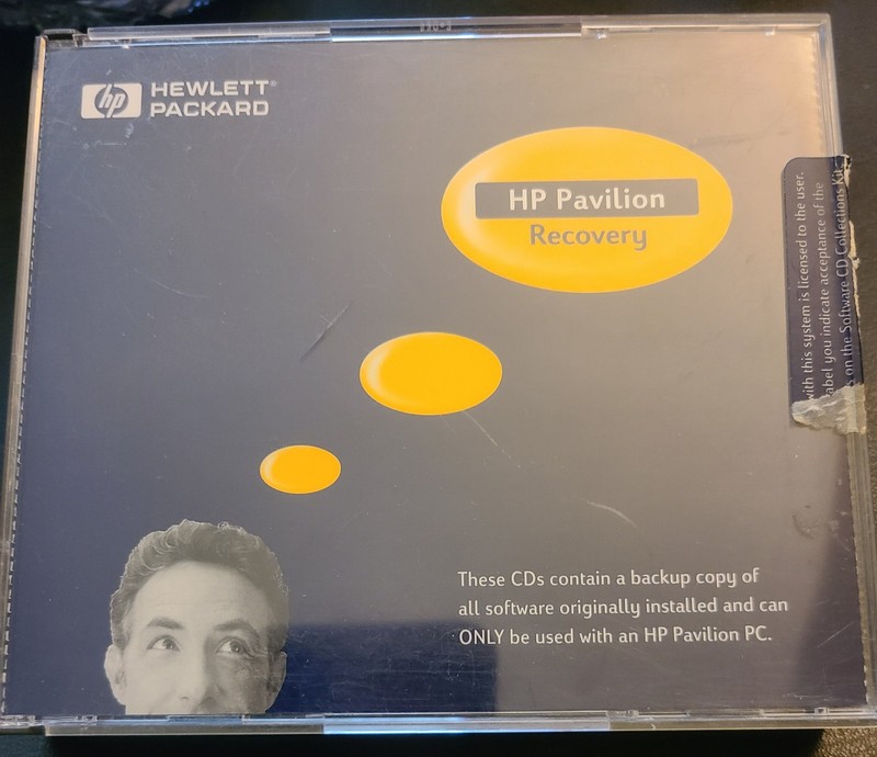 HP Pavillion Recovery Software (Hewlett Packard 5185-0444) – 3-xCD-ROM (2000)