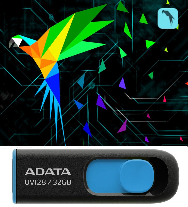 Parrot 5.3 Security OS 64 Bit USB 32 Gb 3.2 Bootable Live Linux Penetration