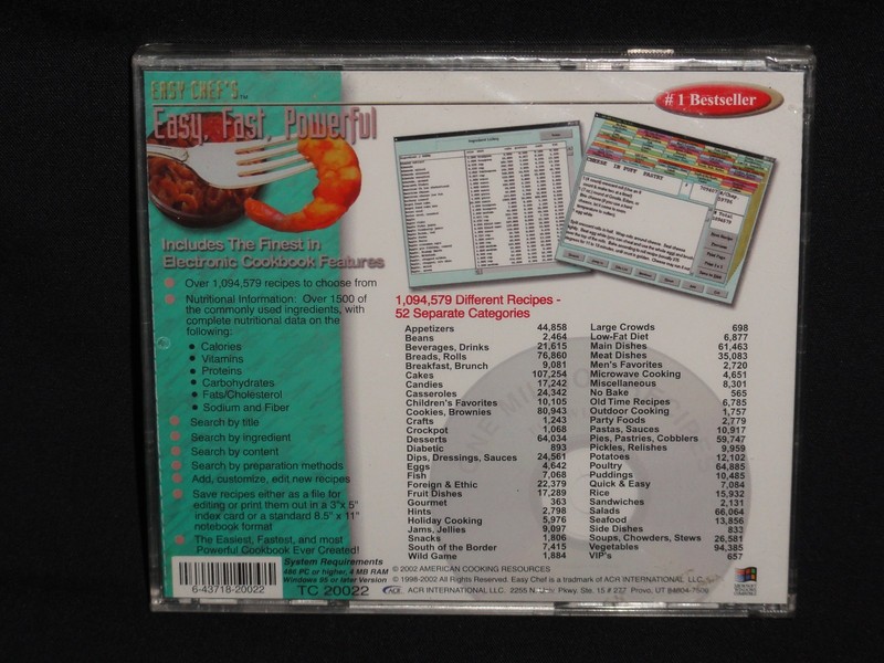 One Million of the World's Best Recipes, CD gallery