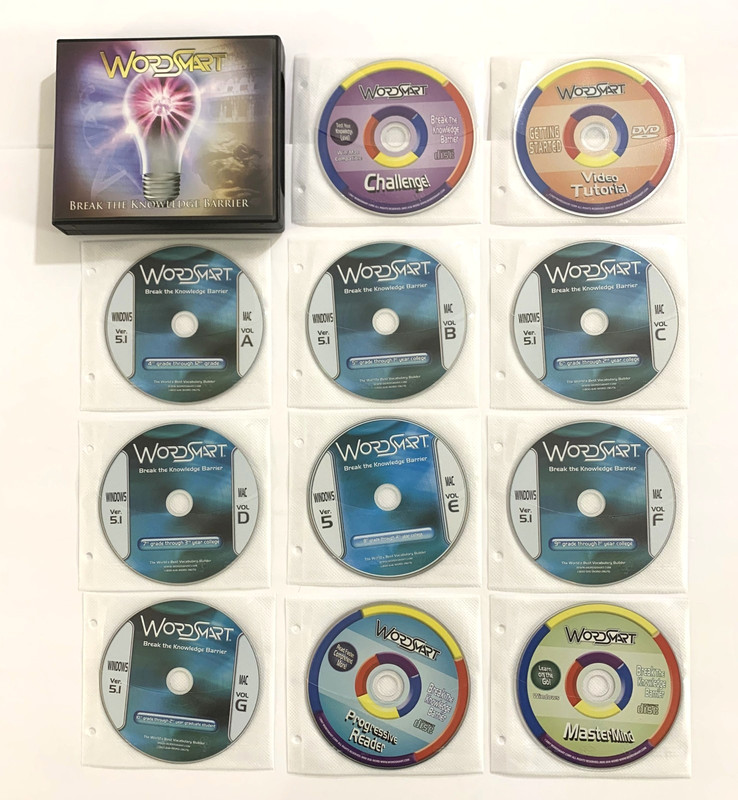 2007 WordSmart BREAK THE KNOWLEDGE BARRIER 11-Disc SET (10 CDs + 1 DVD) gallery