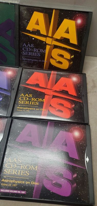 American Ast Society AAS Astrophysics On Disc Vol 1-5 Complete 9 disc set gallery