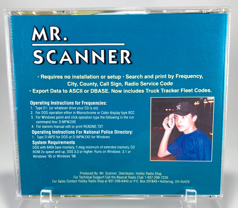 Mr. Scanner 2x CD FCC Frequency Database Version 5 2002 Hobby Radio Stop Bearcat gallery