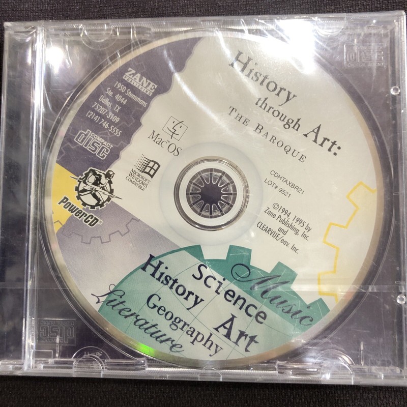 History Through Art : The Baroque Cd Rom By Zane Publishing gallery