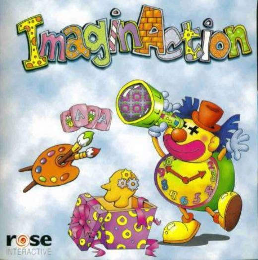 ImaginAction PC CD children create build kaleidoscope thinking shapes color game
