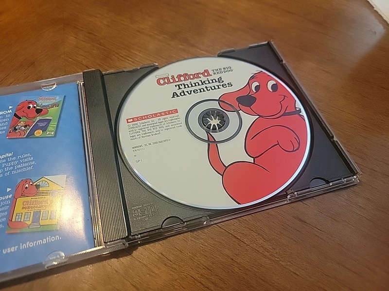 Clifford The Big Red Dog Thinking Adventures Scholastic CD-ROM Educational gallery