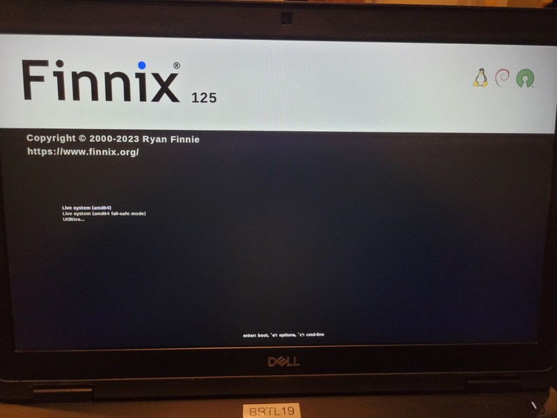 Finnix Linux 125 x64 Bootable Recovery, Maintenance, Testing on 32G USB Stick!