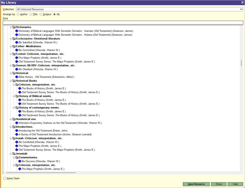 Logos Bible Scholar's Library software (DVD for Windows) gallery