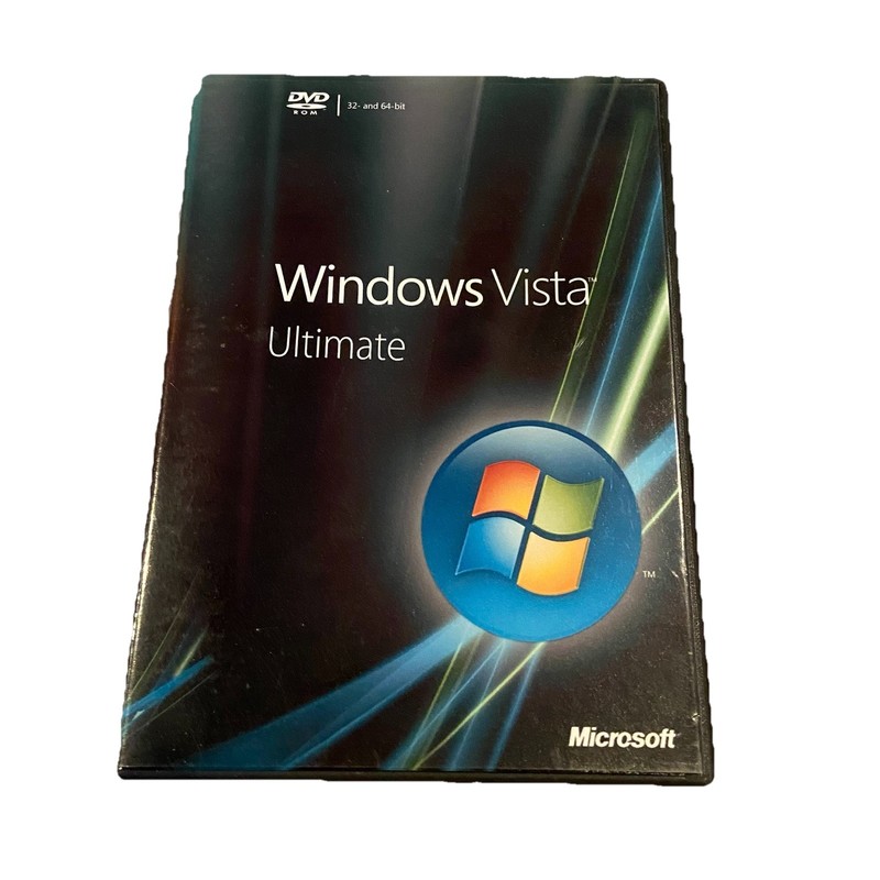 Windows Vista Ultimate 32/64 Bit DVD Microsoft Excellent