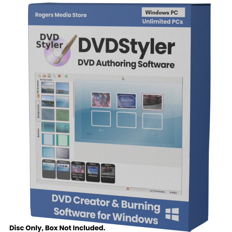 DVDStyler – DVD Creator & Authoring Software | CD DVD Burner Burning for Windows