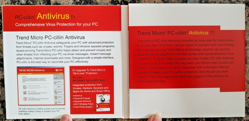 PC-cillin Antivirus 11 Security Software Trend Micro Windows XP gallery