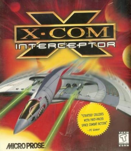 X-COM Interceptor PC CD build bases space combat action strategy war sim game!
