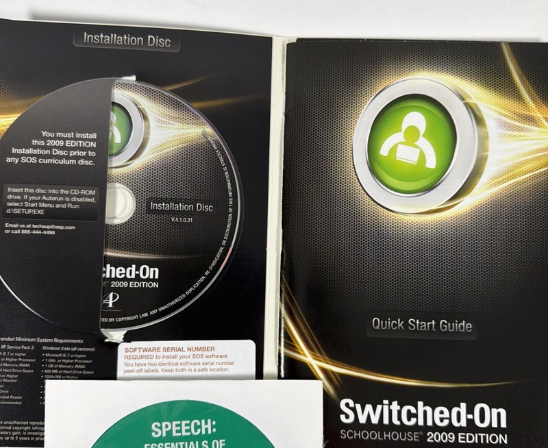 Switched-On Schoolhouse 2009 Speech: Essentials of Communication & Install Disc gallery