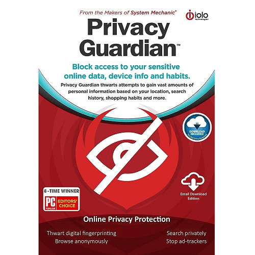 iolo Privacy Guardian – 1-Year / 10-PC