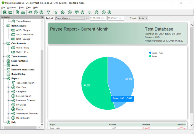 Money Manager EX Personal Finance Software for Mac - Budgets Reports Import QIF gallery