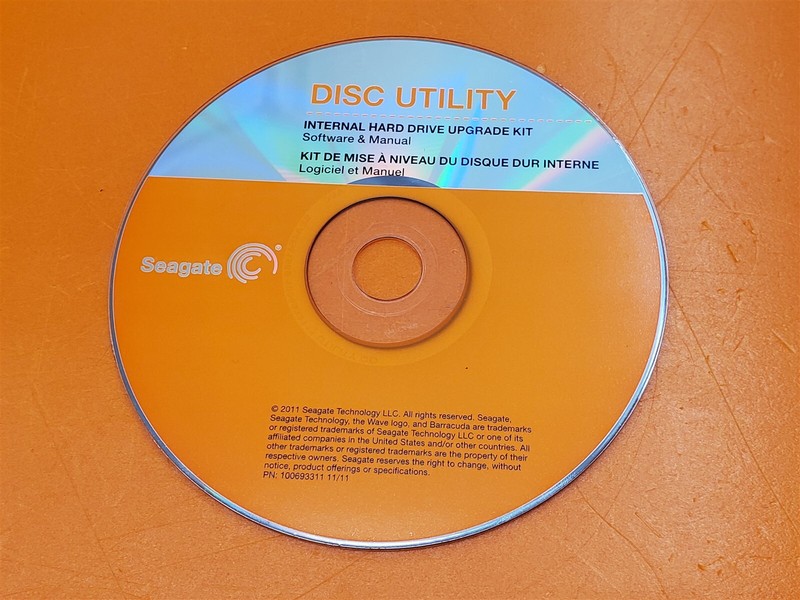 ⭐️⭐️⭐️⭐️⭐️ Seagate Disc Utility 2011 Internal HD Upgrade Kit Software & Manual