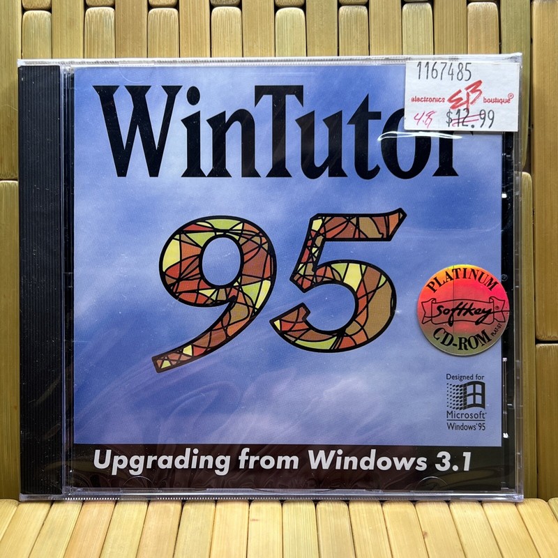 WinTutor 95 (1994-95 PC CD-Rom) New/Sealed