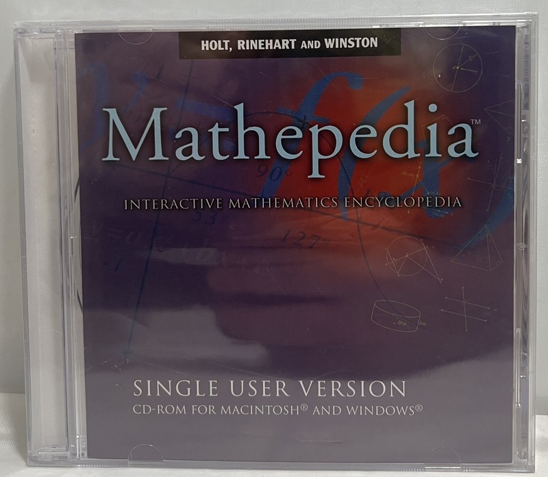 Mathepedia Interactive Mathematics Encyclopedia [CD-ROM] Mac & Win Compatible