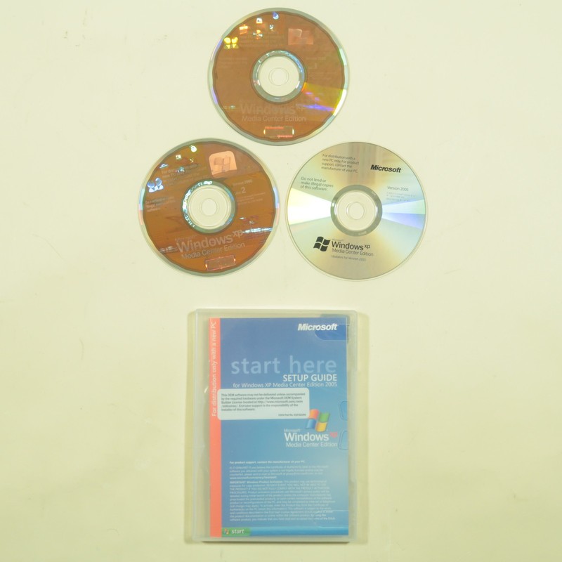 Microsoft Windows XP Media Center Edition 2005 With Key Complete In Box