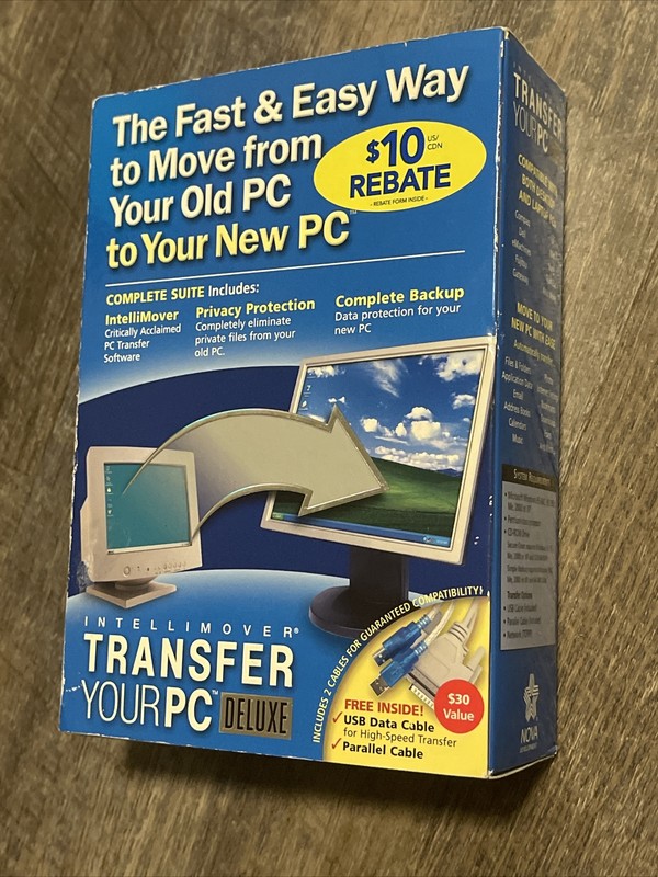Nova Development IntelliMover Transfer Your PC Deluxe – Authentic **New Sealed**