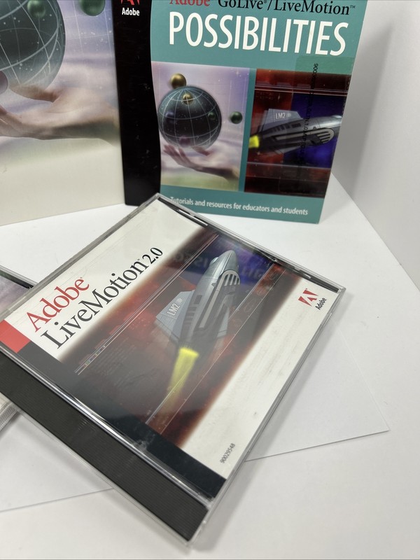 Adobe GoLive 6.0 & LiveMotion 2.0 for Macintosh with Serial Numbers & User Guide gallery
