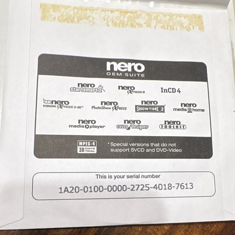 Nero 6 OEM Utility Suites Software CD Disc gallery