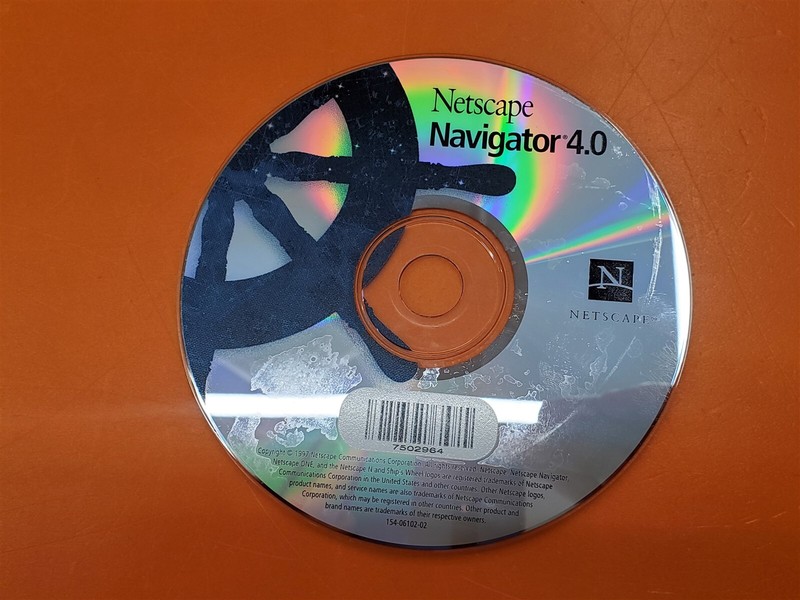 ⭐️⭐️⭐️⭐️⭐️ PC Software Netscape Navigator 4.0 Disc Only