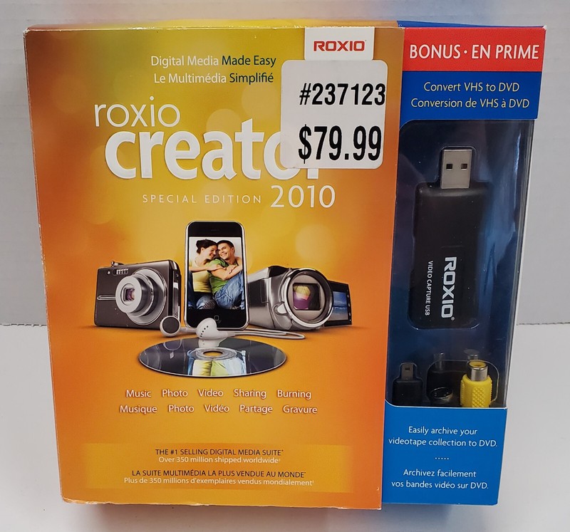 Roxio Creator 2010 Special Edition Digital Media Suite Brand New Sealed