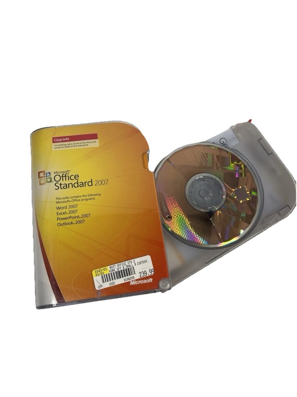 Microsoft Office Standard 2007 Upgrade With Product READ